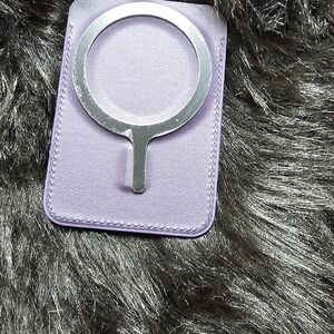 Magnetic phone wallet with kickstand